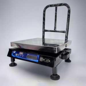 200 kg Electronic Weighing Scale | Heavy Duty Portable Platform Scale | 400 x 400 mm (16x16 Inch) Stainless Steel Platter | 10 g Accuracy | Green LED Display | Rechargeable Battery | Industrial & Commercial Weighing Machine