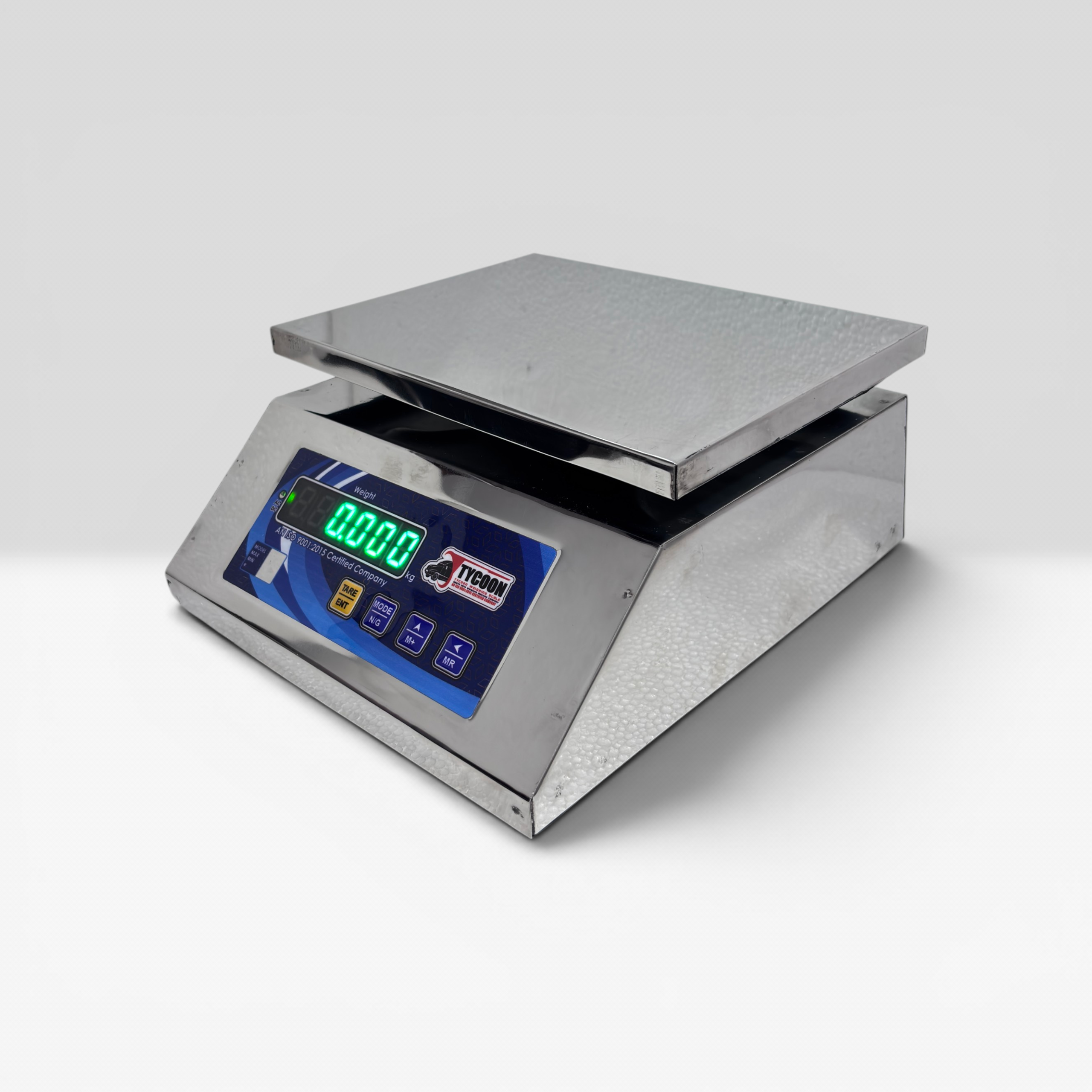 20 kg Electronic Table Top Weighing Scale | 175 × 225 mm Stainless Steel Full Body | 1 g Accuracy | Dual Display | Rechargeable Battery | Grocery, Retail & Industrial Use - Image 2