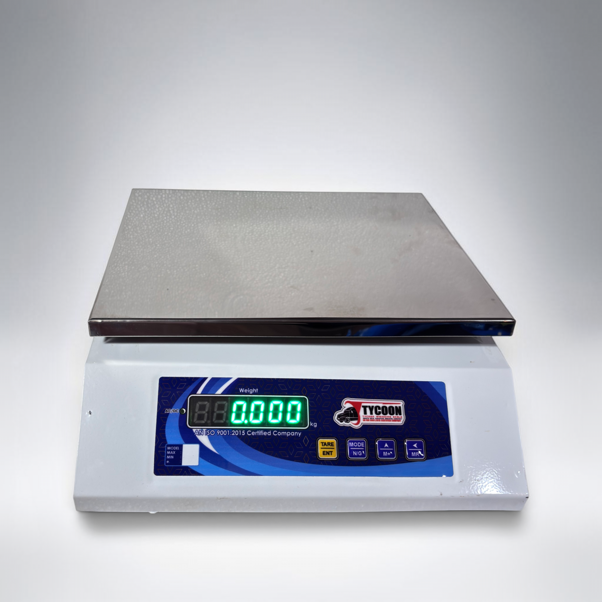 30 kg Electronic Table Top Weighing Scale | 1 g Accuracy | 250 x 300 mm Stainless Steel Platter | Dual Display | Heavy Duty MS Body | Rechargeable Battery - Image 4