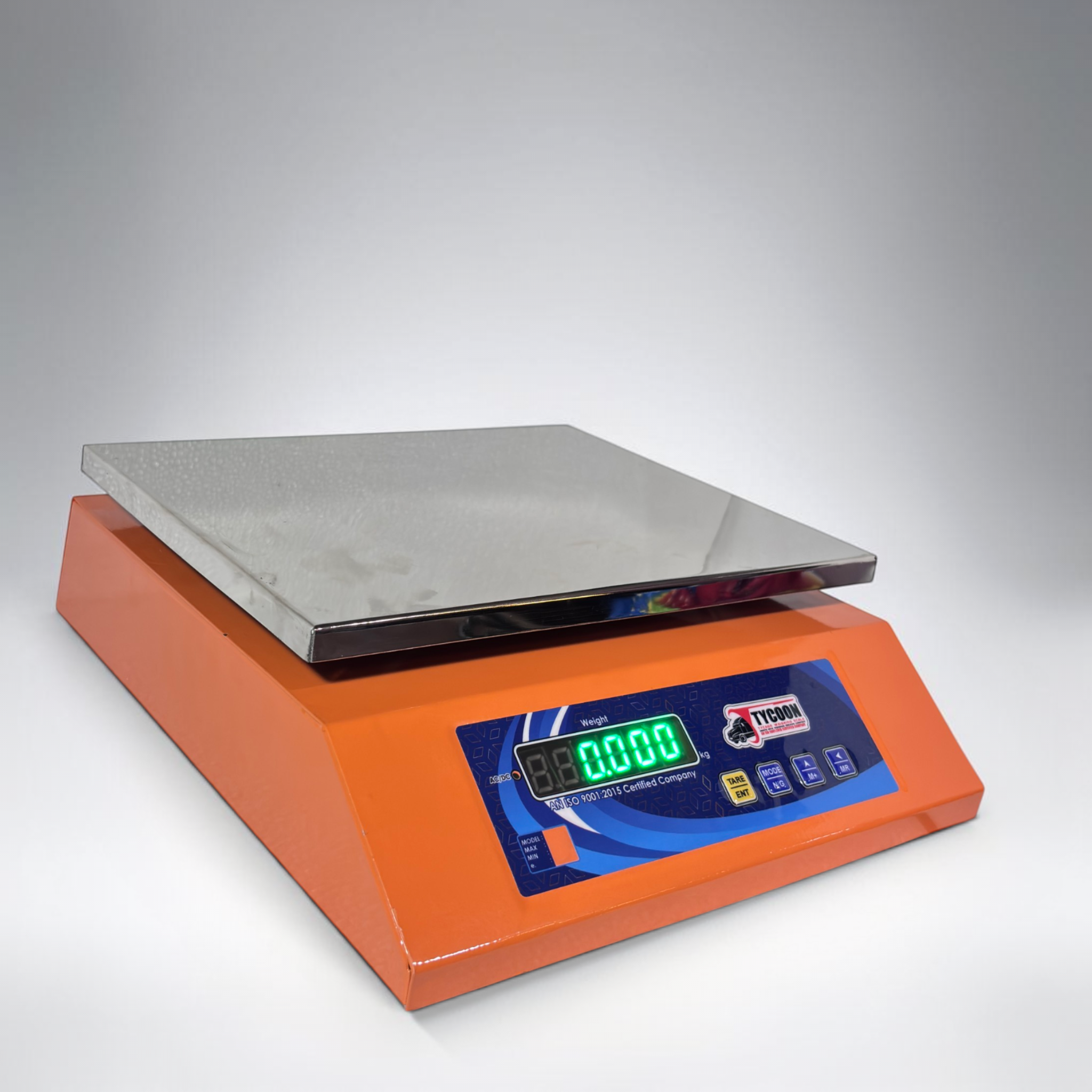 30 kg Electronic Table Top Weighing Scale | 1 g Accuracy | 250 x 300 mm Stainless Steel Platter | Dual Display | Heavy Duty MS Body | Rechargeable Battery - Image 3