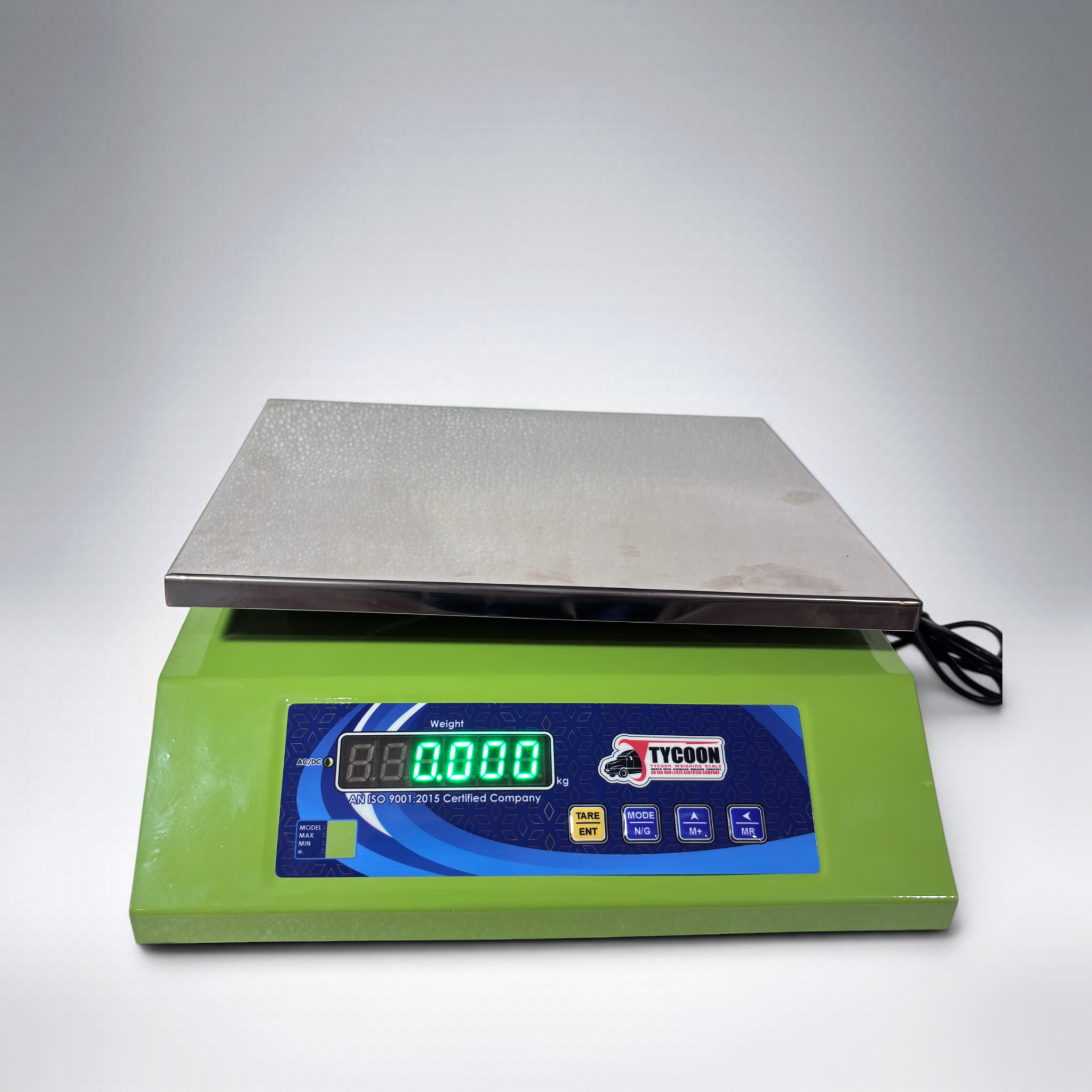 30 kg Electronic Table Top Weighing Scale | 1 g Accuracy | 250 x 300 mm Stainless Steel Platter | Dual Display | Heavy Duty MS Body | Rechargeable Battery - Image 7